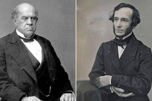 Precursores. Domingo Faustino Sarmiento y Juan Batista Alberdi. Dos de los máximos dirigentes de reconocida filiación liberal que en el siglo XIX se propusieron organizar el estado para consolidar la nación.