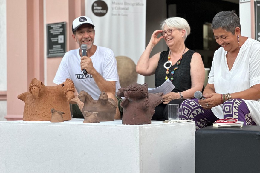Gabriel Cocco, Juliana Frías y Tusi Horn. Créditos: El Litoral