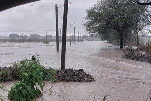 Una fuerte tormenta azotó Jujuy este domingo.