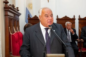 El presidente de la Corte Suprema de Justicia, Rafael Gutiérrez.