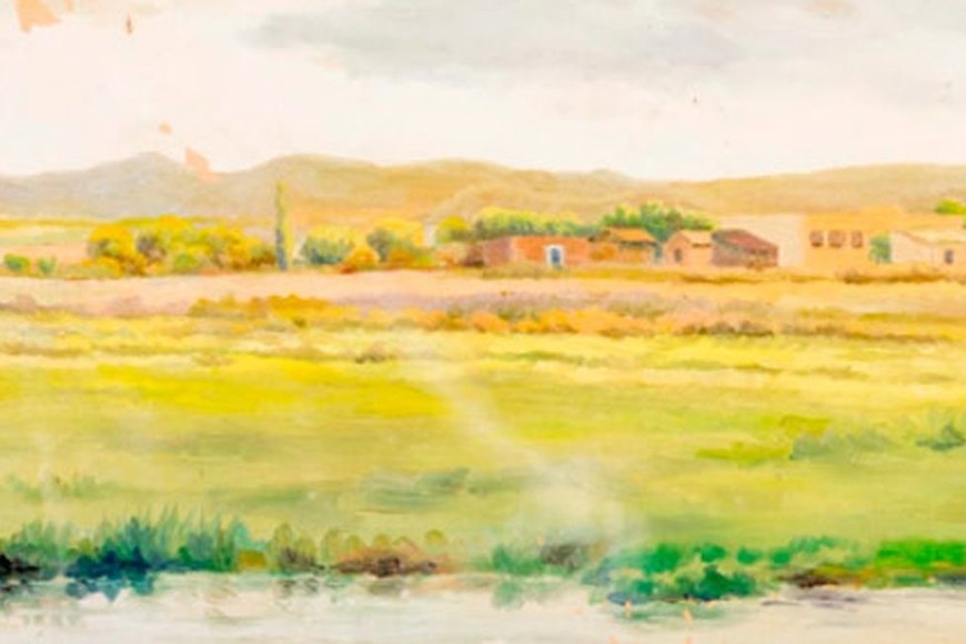 “Nublado en las sierras”, obra de Suhr. Foto: Arte de la Argentina