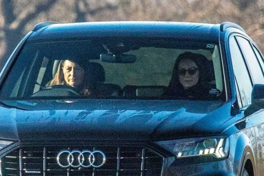 La foto que se viralizó este lunes.