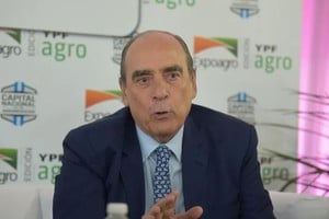 Guillermo Francos en la ExpoAgro 2024.