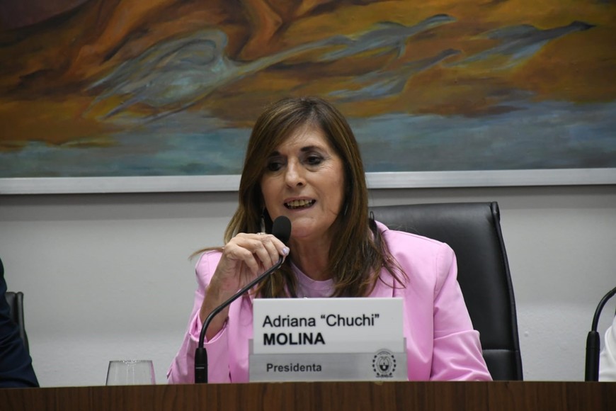 Adriana "Chuchi" Molina, presidenta del Concejo Municipal. Crédito: Flavio Raina