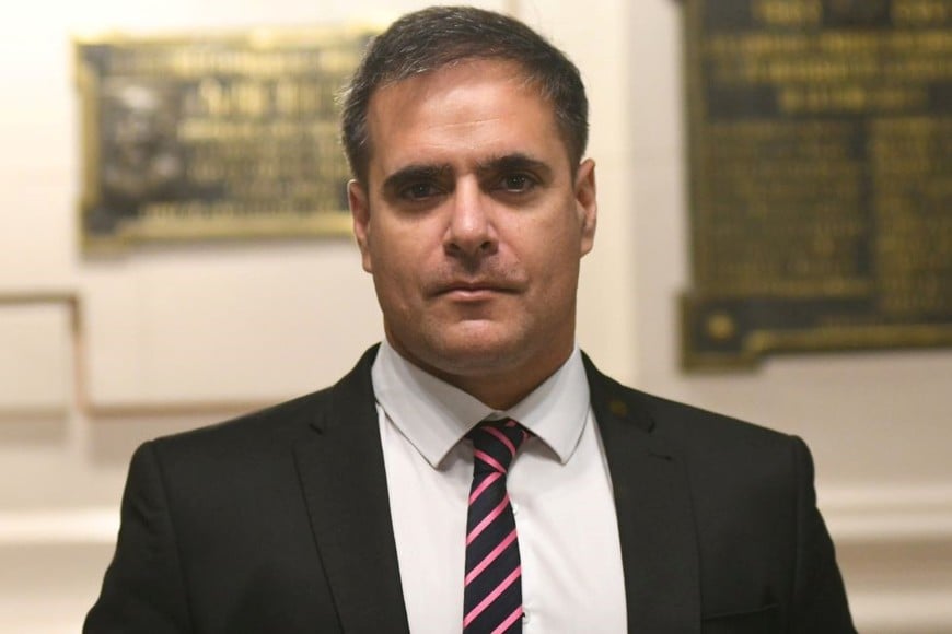 Leandro Mai se presentó este miércoles ante la comisión de Acuerdos. Crédito: Mauricio Garín.