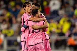 El grito de gol de Inter Miami. Crédito: Steve Roberts-USA TODAY Sports