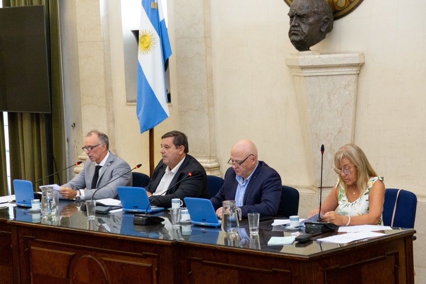 El Consejo Superior de la UNL tuvo su primera sesión ordinaria del año este jueves. Crédito: Gentileza