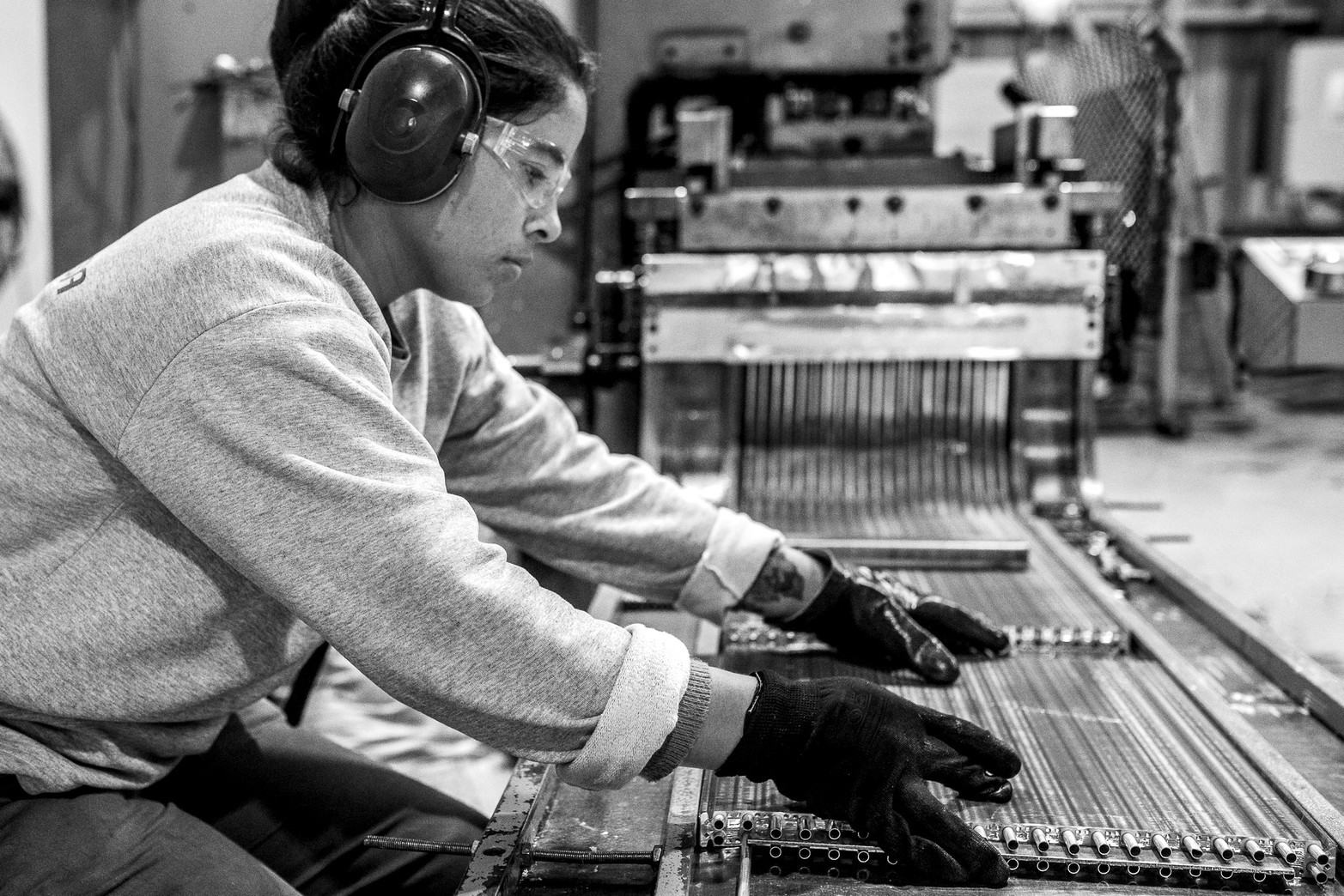 Mujeres en la industria santafesina.