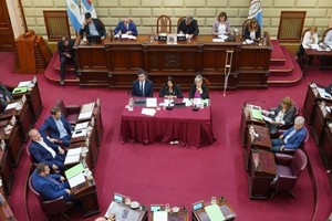 El pleno de Diputados con acuerdo para la única ley aprobada esta semana. Foto: Cámara de Diputados.