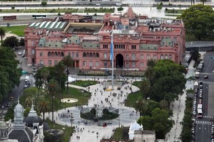 En la sede de gobierno se desarrolla el encuentro. Foto: Fernando Nicola