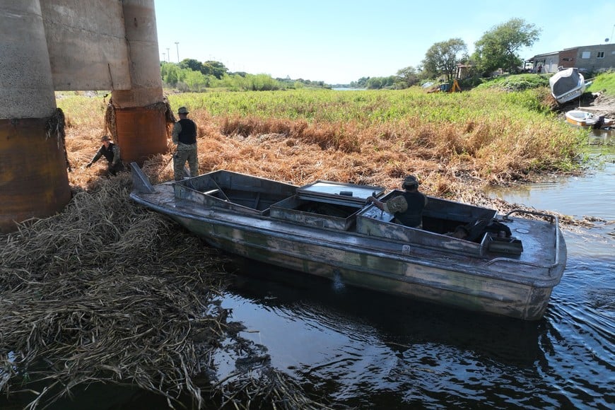 Desembocadura. Aquí “muere” el riacho en aguas de su homónimo, el Río Santa Fe.

Fernando Nicola.
