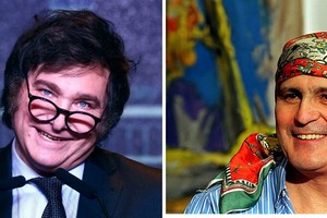 Javier Milei y Leonardo Favio