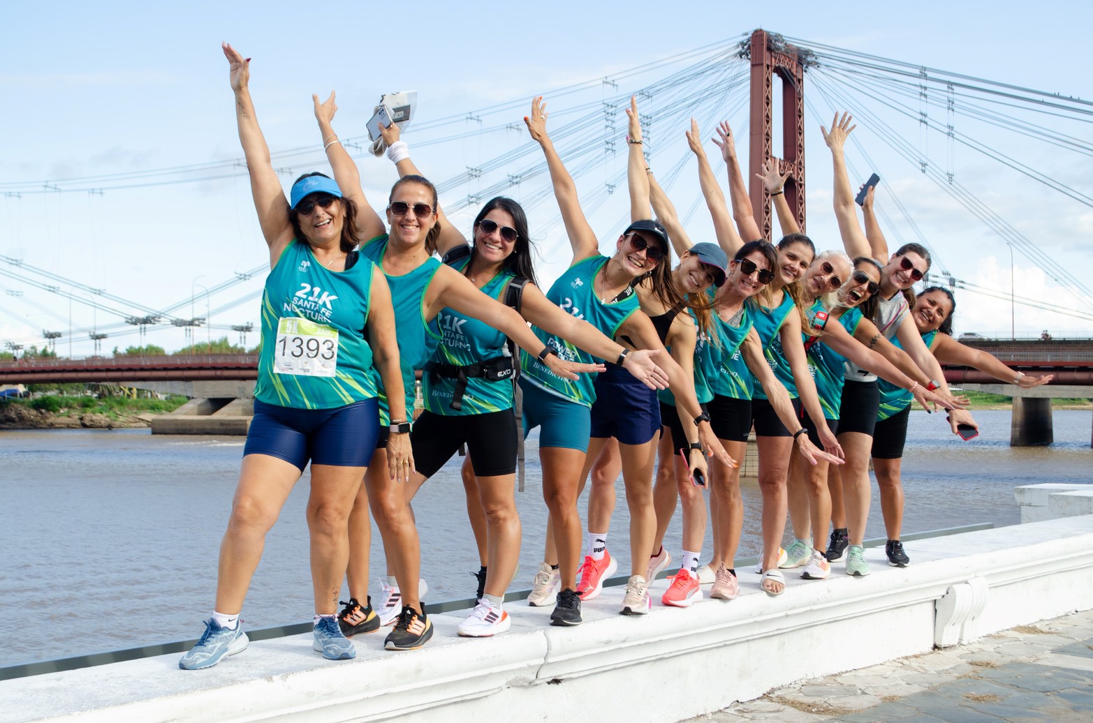 Maratón en la noche santafesina