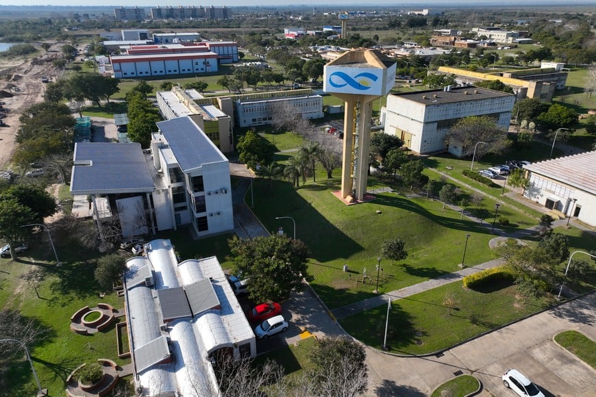 El Predio “Dr. Alberto Cassano”, donde se ubica el Centro Científico Tecnológico (CCT) Conicet Santa Fe, en una postal desde el dron de El Litoral.
