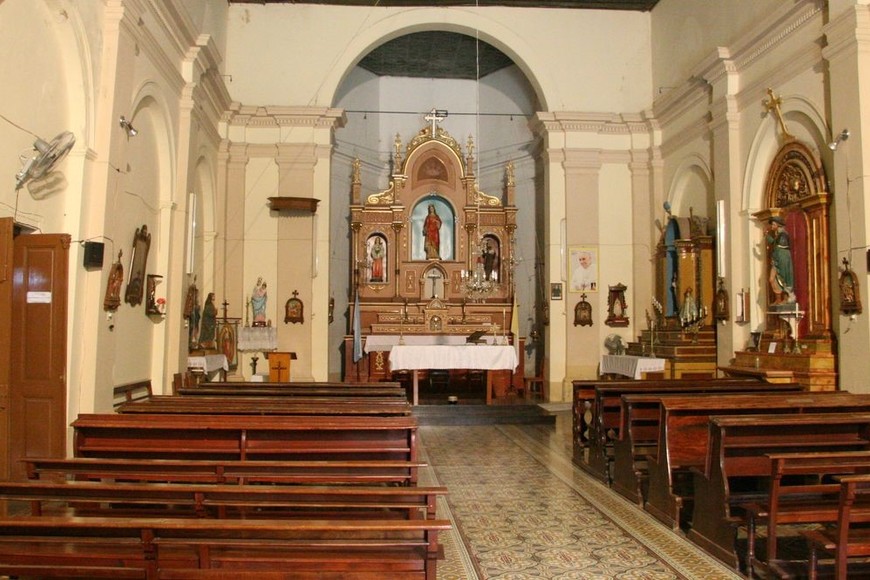 Será desde las 18 con una concentración frente a la parroquia, para luego 15 minutos más tarde dar inicio con la procesión y Santa Misa en honor a Santa Matilde. Foto: Archivo/Manuel Fabatía
