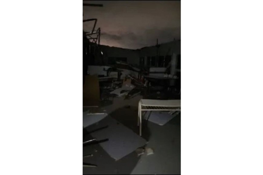 El organismo preveía en la zona lluvias y tormentas