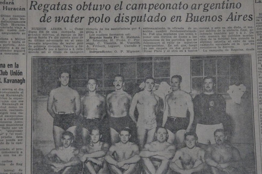 Uno de los grandes logros de Regata a nivel nacional, con integrantes que fueron olímpicos.