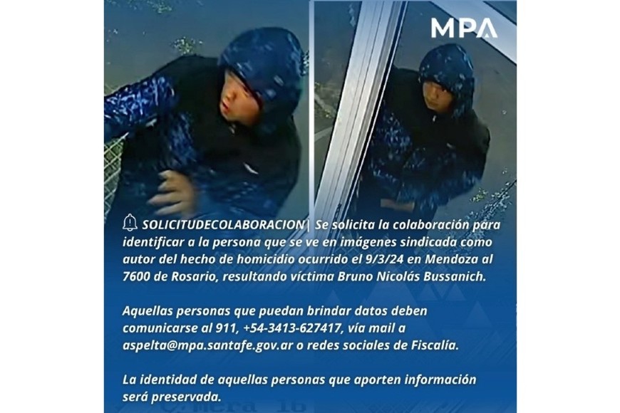 El MPA renueva la solicitud y comparte el rostro del atacante, registrado por la cámara de seguridad de la estación.