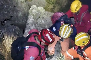 Se realizó un operativo de nueve horas en medio de condiciones climáticas adversas