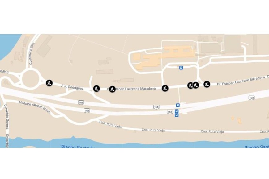 Plano del área de intervención.