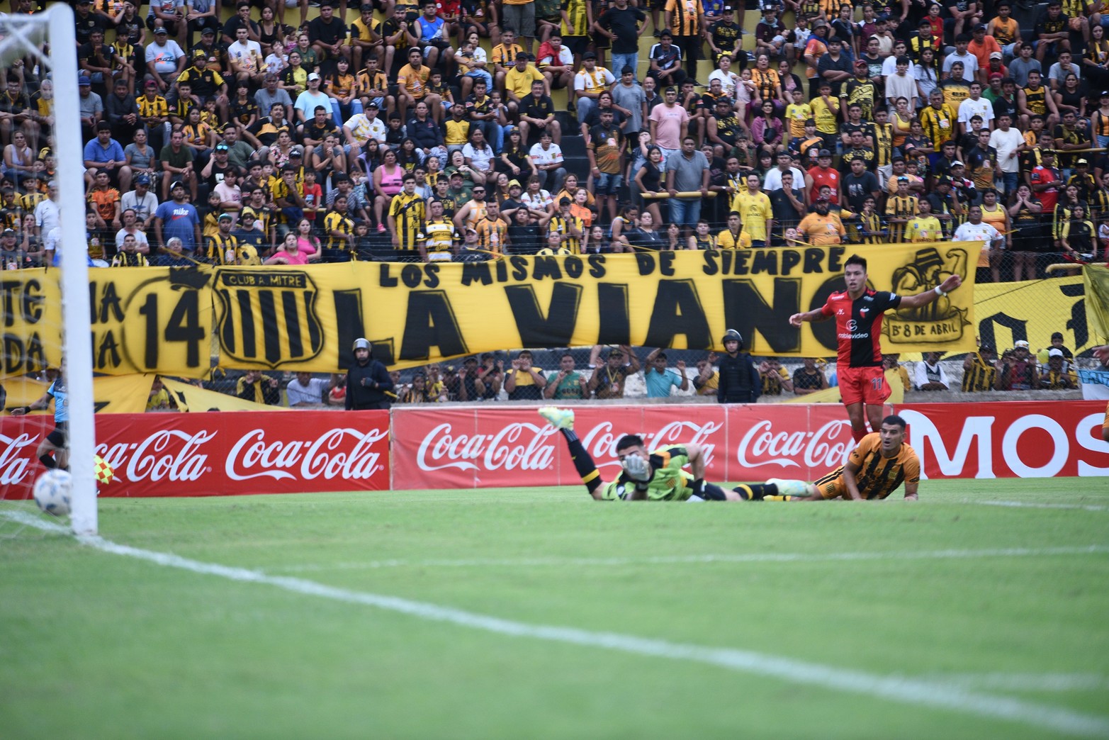 El gol de Ignacio Lagos a los 27 minutos del primer tiempo. 