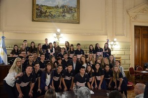 Las visitas a la Legislatura son ahora un clásico de las escuelas de toda la provincia.