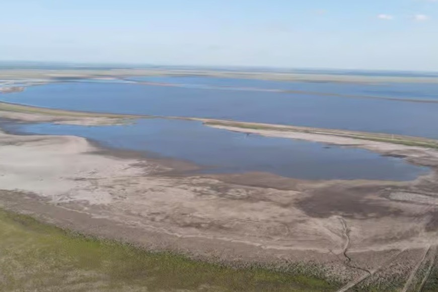 La laguna de Melincué, lugar elegido por poblaciones milenarias.