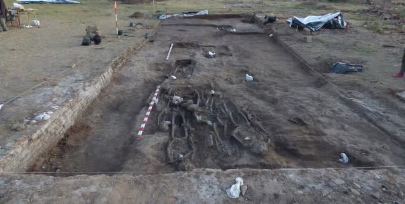 Hallaron restos humanos de hace 7 mil años en Melincué 