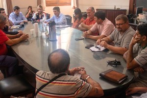 Durante el encuentro se acordó pasar a cuarto intermedio para el día 27 de marzo.