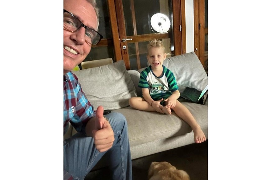 “Fue muy valiente y ahora ya estamos de reposo en casa”, dijo el conductor