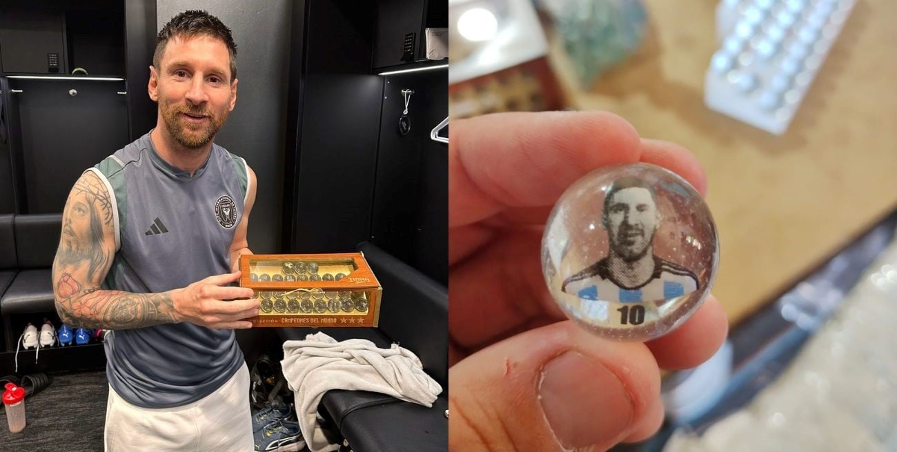 Las bolitas de San Jorge llegaron a las manos de Lionel Messi 