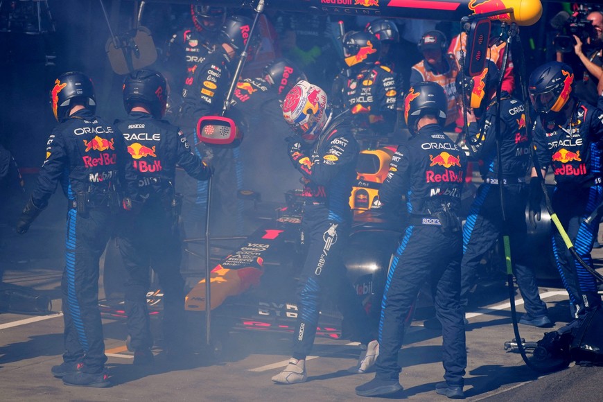 Formula One F1 - Australian Grand Prix - Melbourne Grand Prix Circuit, Melbourne, Australia - March 24, 2024
Red Bull's Max Verstappen retires from the race Pool via REUTERS/Scott Barbour     TPX IMAGES OF THE DAY