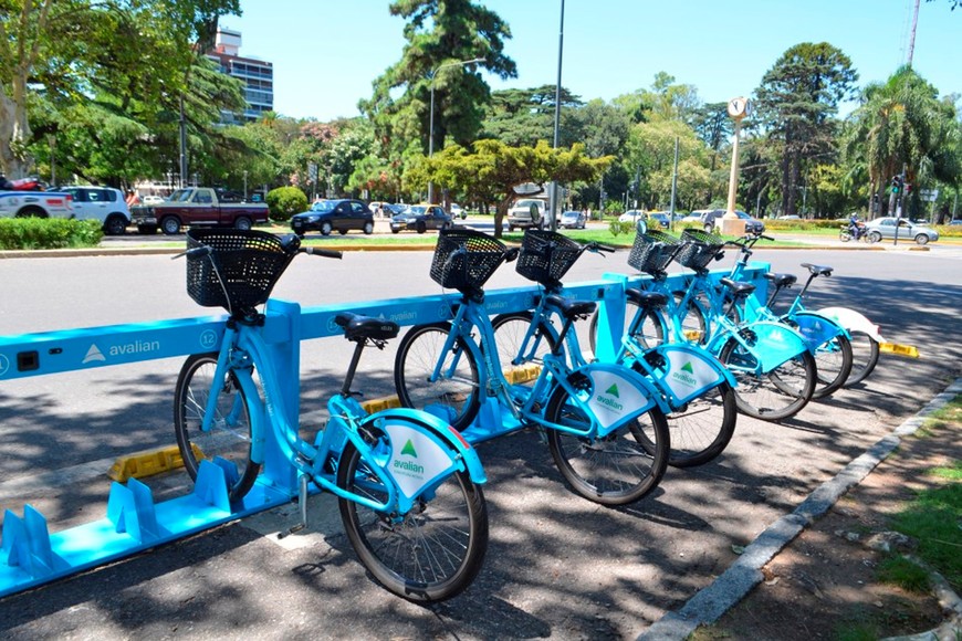 Imagen ilustrativa. Bicicletas públicas en la ciudad de Rosario.