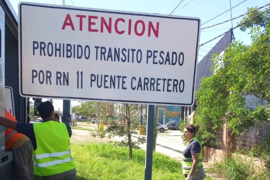 La prohibición del tránsito se extendió a todo el transporte de carga. Crédito: Vialidad Nacional