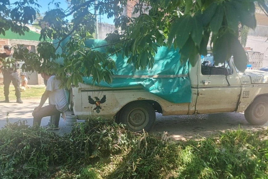 Dos hombres fueron notificados por infracción al Código de Convivencia de Santa Fe. Foto: Gentileza