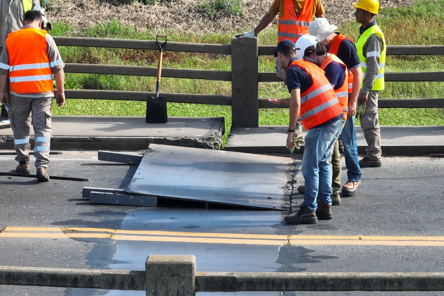 Arreglos en el Puente Carretero