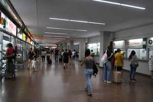 En comparación con años anteriores, se notó mucha menor cantidad de pasajeros en la víspera de Semana Santa.