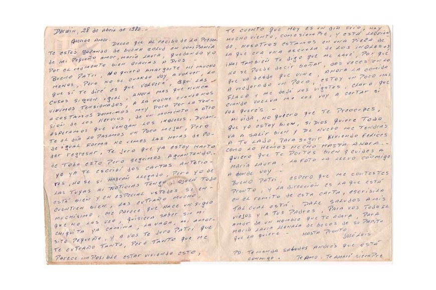 La emotiva última carta que el Cabo Principal José Luis Peralta envió a su familia, fue el puntapié para reconocer a los héroes de Malvinas.