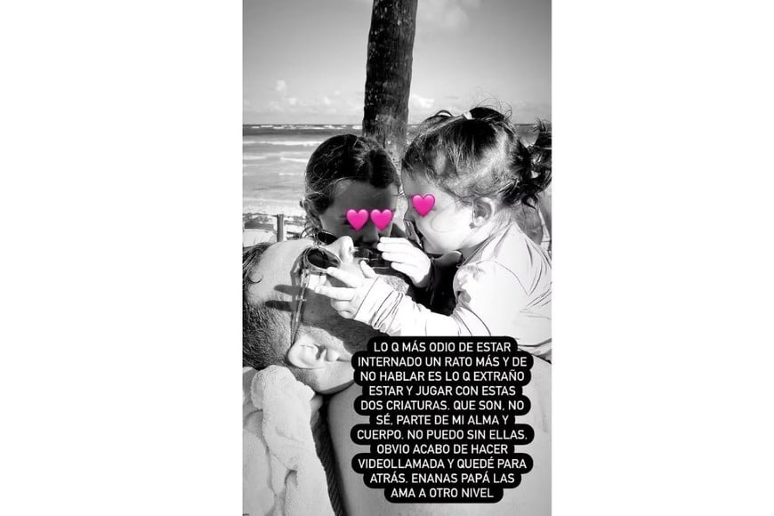 Barassi reveló qué es lo que más extraña: a sus dos hijas