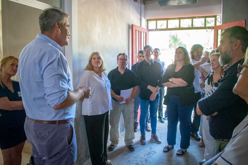 "Pusimos al día todos los papeles y hemos saldado las deudas, lo que nos permitió retomar el buen ritmo de la obra para prontamente finalizarla", dijo Marcelo Pascualón, de Obras Públicas. Crédito: Gentileza