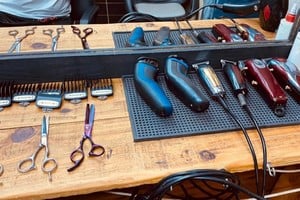Algunas de las herramientas de trabajo que fueron robadas.
