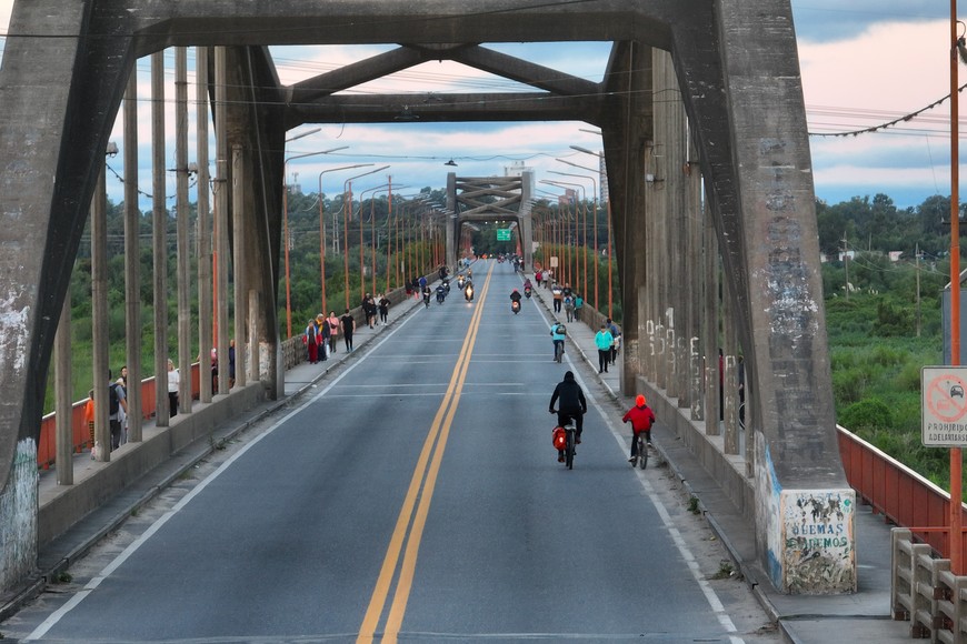 El Carretero quedará reducido al tránsito de peatones, ciclistas y vehículos de emergencia. Foto: Fernando Nicola