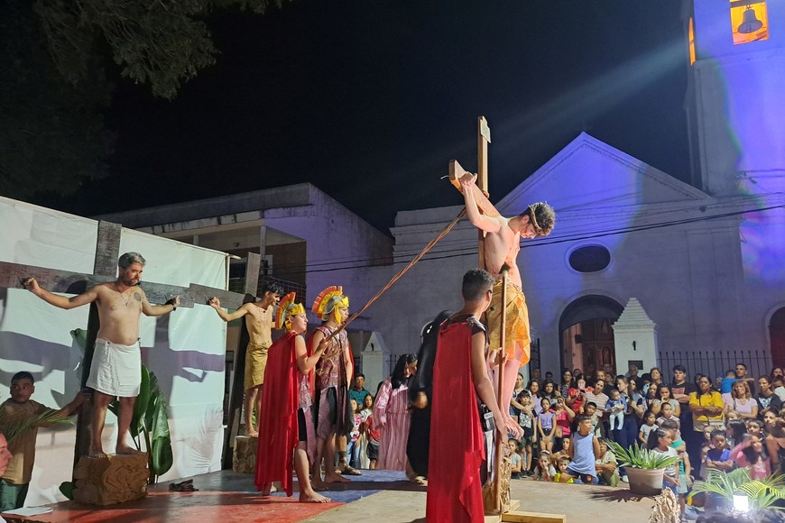 Vía Crusis en San Javier.