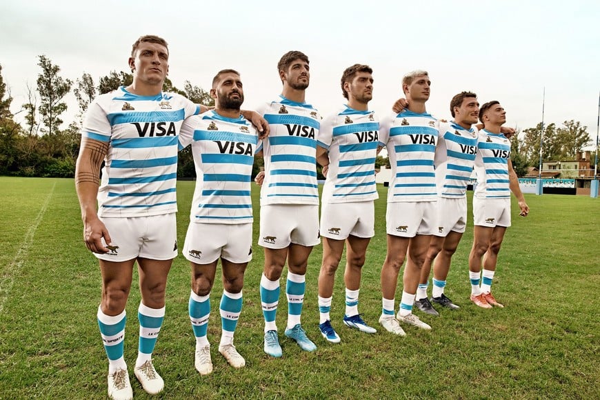 Los Pumas 7’s será el primer seleccionado argentino en lucir la nueva camiseta nacional. Crédito: Prensa UAR