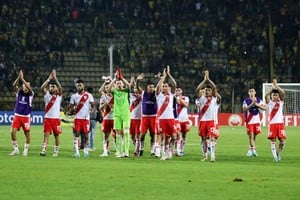 Debut con triunfo para River en Venezuela. Crédito: Carlos Eduardo Ramirez/Reuters