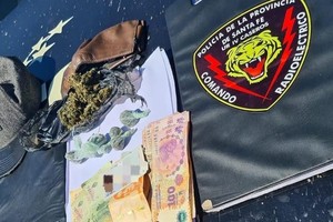 Una joven de 16 años fue detenida y se le secuestró marihuana.
Foto: Gentileza