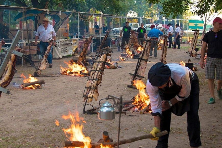 Foto:  GENTILEZA FIESTA REGIONAL ASADO A LA ESTACA