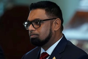 Irfaan Ali, presidente de Guyana. Crédito: Sarah Silbiger/Reuters