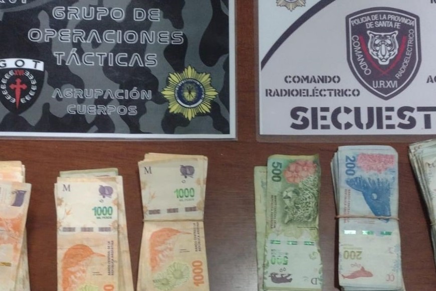 El dinero que fue recuperado.