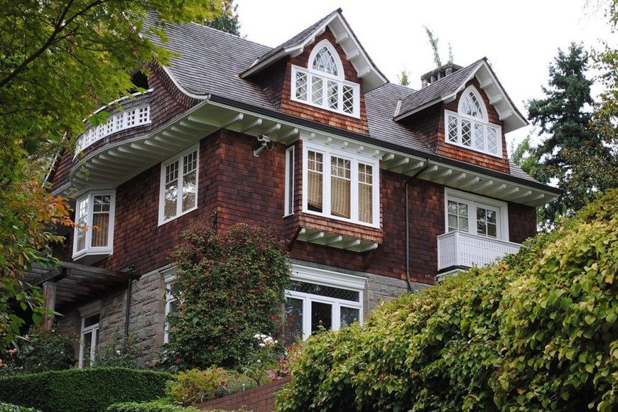 La casa de Cobain en Seattle, donde fue encontrado muerto en abril de 1994.